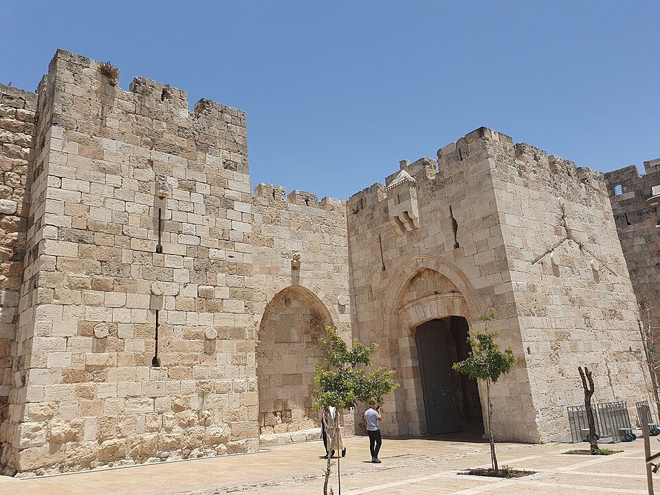 Jaffa Gate in the Old City of Jerusalem
